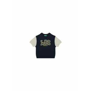 Pulover baieti 3BC1G10IN - Bumbac - Bleumarin - Bleumarin imagine