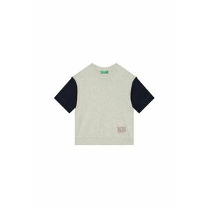 Pulover baieti 3BC1G10IN - Bumbac - Gri - Gri imagine