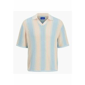 Pulover barbati Jack Jones - 12277266 - Bumbac - Bej/Albastru deschis - Bej/Albastru deschis imagine