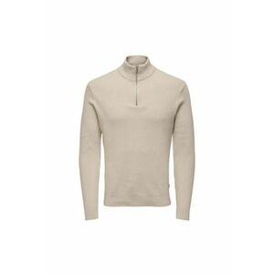 Pulover barbati - 302890477 - Bumbac/Nylon - Bej - Bej imagine