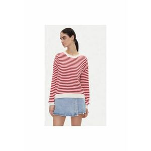Pulover dama PL702278 - Viscoza/Bumbac - Rosu - Rosu imagine