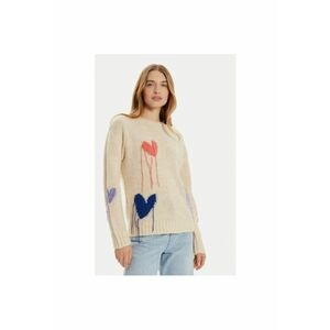 Pulover dama - 304474088 - Poliamida/Poliester/Lana - Bej - Bej imagine