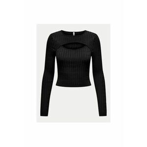 Pulover dama - 304784866 - Viscoza/Poliamida - Negru - Negru imagine