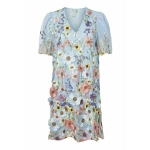 Rochie cocktail dama 26037387 - Sintetic - Albastru deschis - Albastru deschis imagine