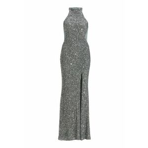 Rochie dama 5AJ006HK - Poliester/Elastan - Verde - Verde imagine
