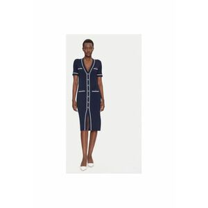 Rochie dama 100004 CANDELOTTO - Viscoza/Poliamida - Bleumarin - Bleumarin imagine