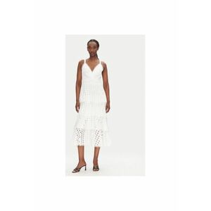 Rochie de vara dama 53-3396 - Bumbac - Alb - Alb imagine