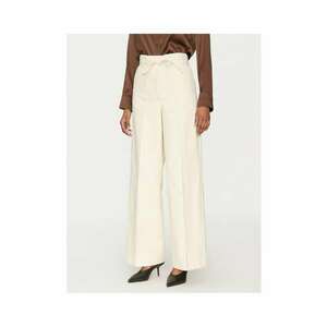 Pantaloni dama - 305138330 - Bumbac - Bej - Bej imagine