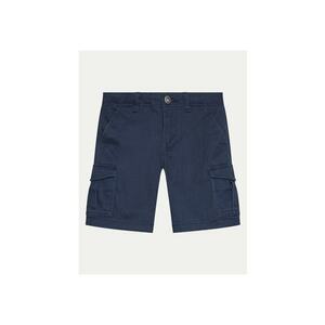 Pantaloni scurti baieti - 303241971 - Bumbac - Albastru - Albastru imagine
