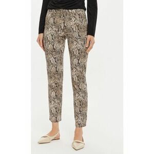 Pantaloni dama - 304280382 - Bumbac - Maro - Maro imagine
