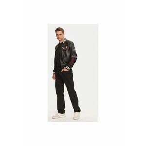Geaca barbati - 304370540 - Piele ecologica - Negru - Negru imagine