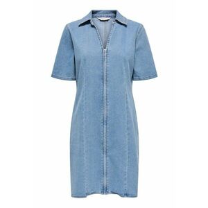 Rochie bumbac - Albastru imagine