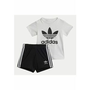 Set de tricou si pantaloni scurti cu imprimeu logo - 2 piese imagine