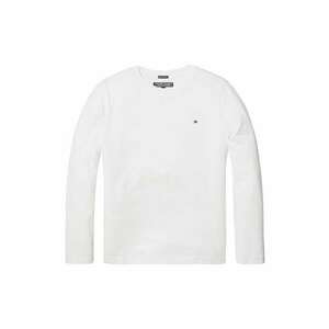 Bluza din bumbac organic cu detaliu logo - Alb imagine