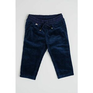 Pantaloni de reiat cu snur - Bleumarin imagine