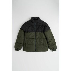 Geaca cu fermoar - Negru/Kaki imagine