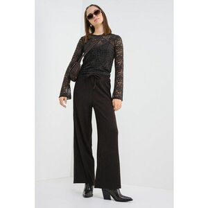 Bluza de dantela Kanya - Maro inchis/Transparent imagine