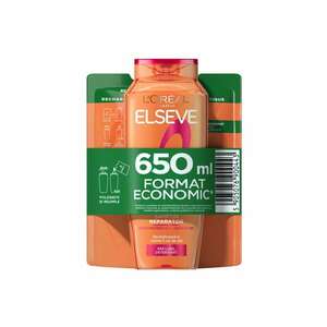 Set reparator Elseve Dream Long pentru par deteriorat - format economic: Sampon Dream Long - 400 ml + Rezerva ECO Sampon Dream Long - 250 ml imagine