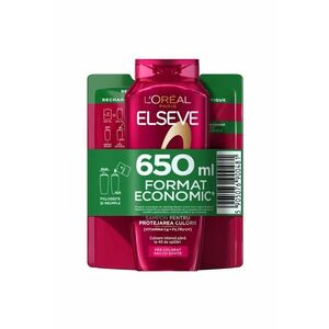 Set pentru protejarea culorii Elseve Color Vive pentru par vopsit - format economic: Sampon Elseve Color Vive - 400 ml + Rezerva ECO Sampon Elseve Color Vive - 250 ml imagine