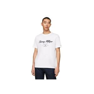 Tricou pentru Barbati - script logo tee - MW0MW33691-YBR - Alb - Alb imagine