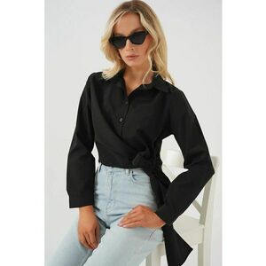 Camasa BDART cu funda - neagra - bumbac - pentru dama imagine