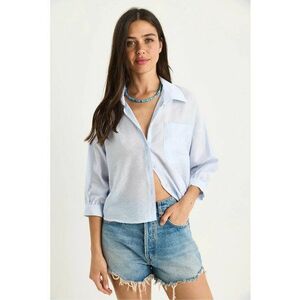 Camasa LUCCI - inchidere cu nasturi - albastru - modal si nylon imagine