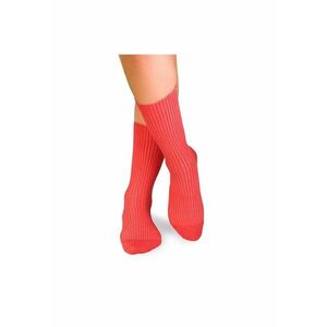 Sosete bumbac lungi fara elastic Coral imagine
