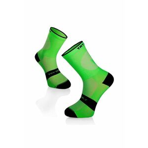 Sosete pentru ciclism CYCLING LIGHT SOCKS Fluo Green imagine