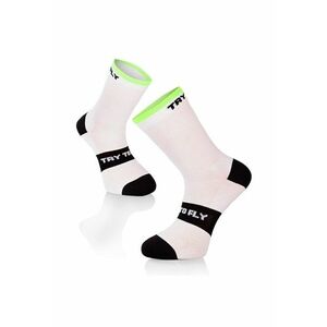 Sosete pentru ciclism CYCLING SOCKS Meryl® Skinlife White-Black imagine