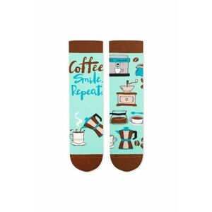 Sosete bumbac Arty Socks Coffee Maro Turcoaz imagine