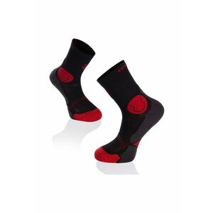 Sosete pentru tenis Fusion Negru Rosu. imagine