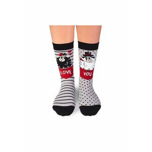 Sosete bumbac Arty Socks Oita Indragostita Gri imagine