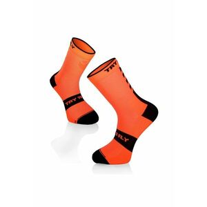 Sosete pentru ciclism CYCLING SOCKS Fluo Orange imagine