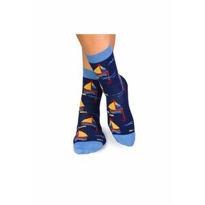 Sosete bumbac Fine Cotton Sealife Vaporase Albastru inchis imagine