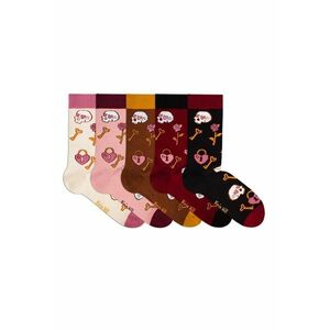 Sosete bumbac LUXURY BOX 5 Colour Cotton VALENTINE'S DAY 5 buc imagine