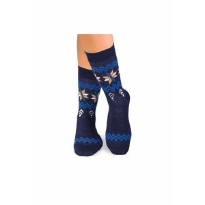 Sosete calduroase din lana merino Snow - 43-46 EU - Albastru inchis imagine