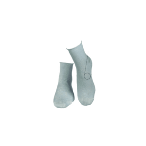 Sosete din in si bumbac LINEN SNEAKER SOCKS Light blue imagine