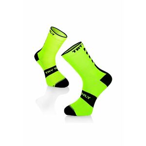 Sosete pentru ciclism CYCLING SOCKS Fluo Yellow imagine