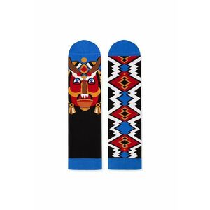 Sosete bumbac organic ARTY SOCKS Mask Black imagine