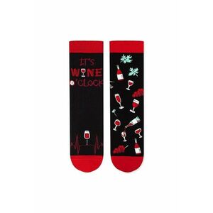 Sosete bumbac - Arty Socks WINERY Black imagine