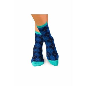 Sosete bambus COMFORT FEET Argyle Dark Blue imagine