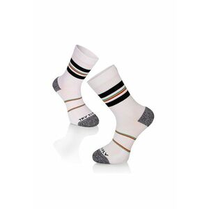 Sosete bumbac Active Lifestyle RINGS Alb Negru imagine