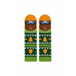 Sosete Craciun amuzante din bambus COMFORT FEET sosete de urs imagine