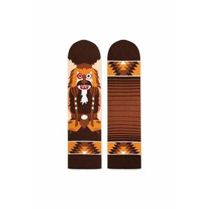 Sosete bumbac organic ARTY SOCKS Masca Maro imagine