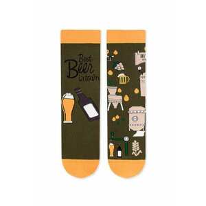 Sosete bumbac organic ARTY SOCKS Bere artizanala imagine