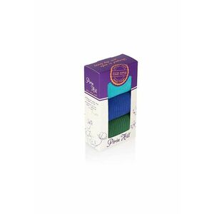 Sosete bumbac lungi fara elastic Box 3 buc Mint Blue Dark Green imagine