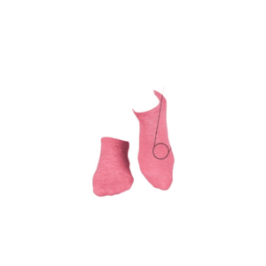 Sosete scurte din in si bumbac LINEN SNEAKER SOCKS Rose Ashes imagine
