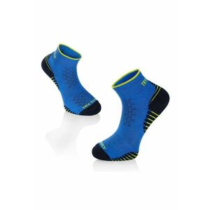 Sosete scurte - pentru alergat din bumbac organic RUNNING ANKLE SOCKS Dark Blue imagine