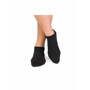 Sosete scurte din in si bumbac LINEN SNEAKER SOCKS Antracit imagine