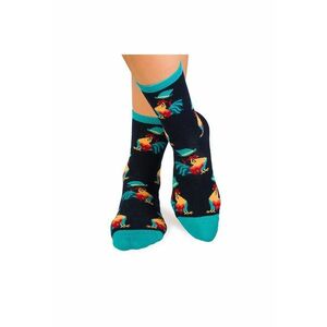 Sosete bumbac organic - COLOUR COTTON Rooster NAVY imagine